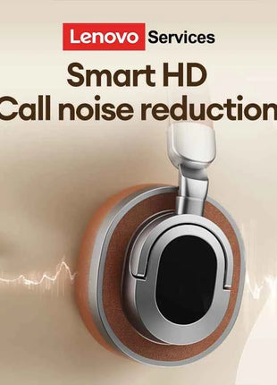 Lenovo LE602 Bluetooth 6.0 Over-Ear Headsets HiFi Stereo Sound Fashionable Music Earphones ENC HD Call Wireless Wired Headphones