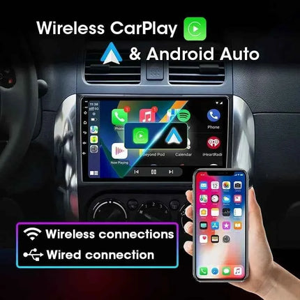Srnubi Car Radio For Suzuki SX4 Cross 2006-2013 For Fiat Sedici Carplay Android Auto Radio Multimedia Player 4G Wifi GPS 2 Din