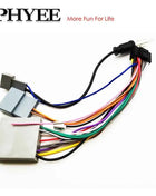 Cablaggio radio, connettore da 16 pin a 17 pin, cavo adattatore Android, per Honda Civic 8, CRV 3, Mitsubishi Lancer Outlander