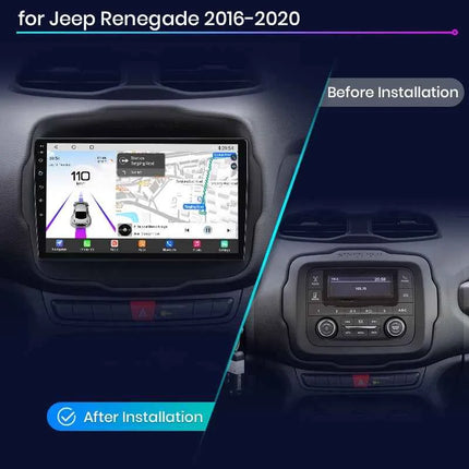 Junsun Qualcomm 8-Core 360 Camera Wireless CarPlay Android Auto Car Radio for Jeep Renegade 2016-2020 GPS Multimedia
