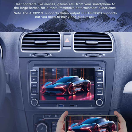 Wireless Carplay Android 14 Auto Radio for Volkswagen VW Passat B6 B7 CC T5 Tiguan Touran POLO GOLF 56 Multimedia GPS NaviScreen