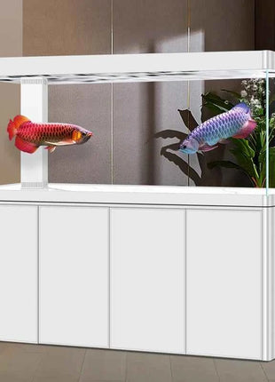 Glass Aquariums for Indoor Fish Large Freshwater FishTanks Full Set Frameless Houseuse Fish Tanks