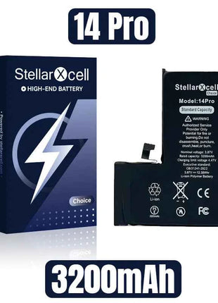 Choice StellarXcell OEM Chip Battery Replacement for IPhoneSE 7 8 X XR XS XSMAX iphone11 12pro 13mii 14pro 15Pro  Replacement