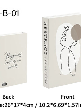 Boho Bauhaus Picasso Matisse Cucina Libri finti Decorazione Tavolino di moda di lusso Scatola portaoggetti decorativa Decorazione estetica