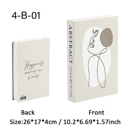 Boho Bauhaus Picasso Matisse Cucina Libri finti Decorazione Tavolino di moda di lusso Scatola portaoggetti decorativa Decorazione estetica