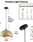Lampadario Giapponese Wabi Sabi a Nido d'Uccello, Decorazione per Casa, Lampada a Sospensione per Sala da Pranzo, Bar, Caffè, Camera da Letto, Lampada Sospesa per Bambini