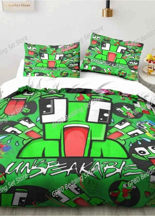 Cartoon Funny Play Unspeak.able Comfortable Duvet Quilt Cover Pillowcase Bedding Set Children Bedroom Decoration Home Textile