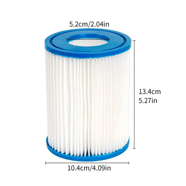 Filtro di ricambio per vasche idromassaggio, cartuccia filtrante di tipo II per piscina Bestway compatibile con la pompa filtro SPA Lay Z