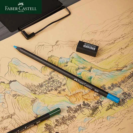 Faber-Castell Oil-Based Colored Pencils Set 48/72 – Professional Sketch & Coloring Pencil Set in Metal Tin Box