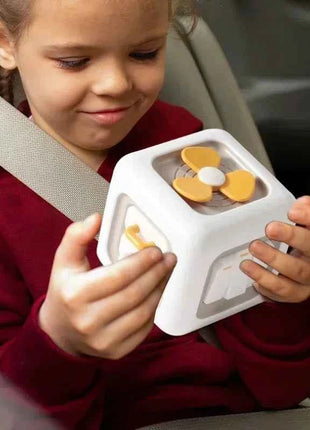 6 in 1 Montessori Cubo Giocattoli Sensoriali Occupato Bordo Abilità di Pratica Del Bambino Cassetto Cubo Agitarsi Giocattoli Educativi per la Ragazza Ragazzo