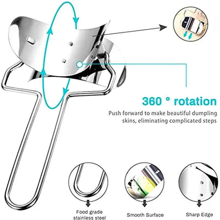 Ravioli Maker Stainless Steel Dumpling Mold Dumpling Wrapper Mold Dough Press Cutter Empanada Press Pie Ravioli Press