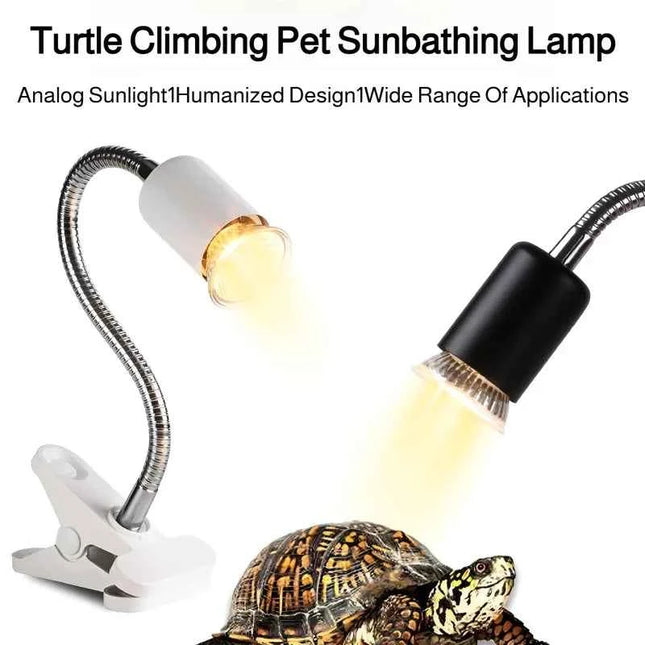 Uva+Uvb 3.0turtle Basking Back Lamp Full Spectrum Climbing Pet Tortoise Solar Heating Lamp Reptile Insul Lamp /US Standard Plug