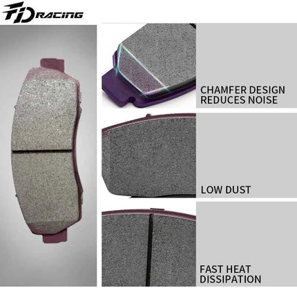 Noiseless economical heat resisting Pure ceramic formula Auto Part Car Brake Pads For Chrysler 200 Convertible 300C SRT8 300M