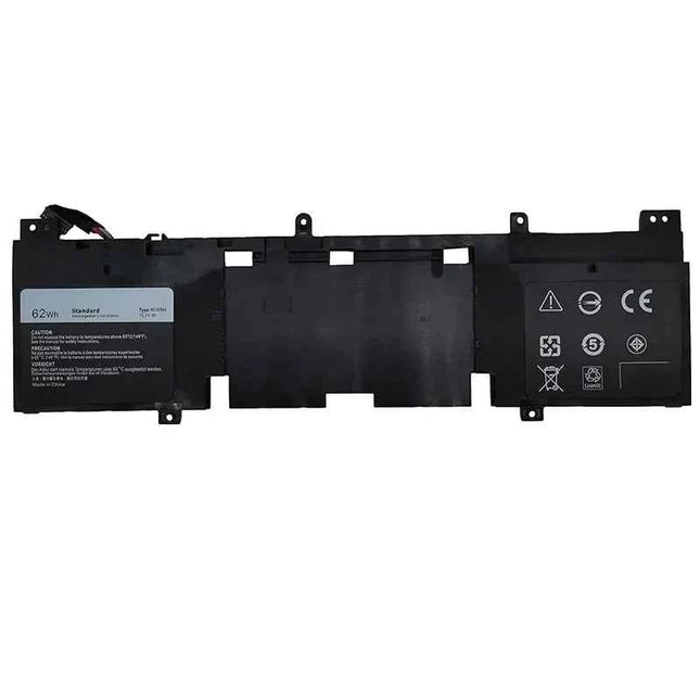 HD New Laptop Battery 15.2V 62Wh N1WM4 for Dell Alienware 13 R2 Series ALW13ED-2708 ALW13ED-2608 ALW13ED-1508