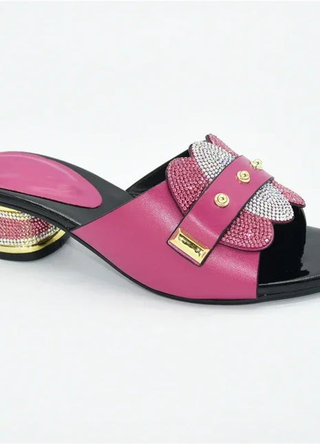 Nuovo senza borsa Décolleté Tacchi super bassi Donne italiane Matrimonio per tacchi da festa Scarpe eleganti Pantofole Pantofole da donna estive 2025