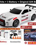 New 4WD Remote Control Drift Car Full Size 1:24 Mini Remote Control Racing Car Model 2.4G Radio High Speed RC Car Boy Toy Gift