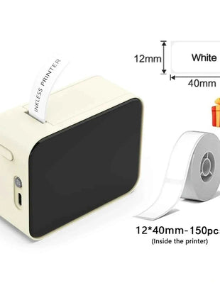 MarkLife P15 Thermal Label Printer Mini Portable Wireless Bluetooth-compatible Labeling Sticker Machine for Home Office