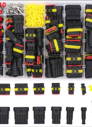 Waterproof Connectors Kit Automotive Wire Quick Connector Electrical In Car Wiring Auto Seal Socket 1 2 3 4 5 6 Pin Plug Kit Way