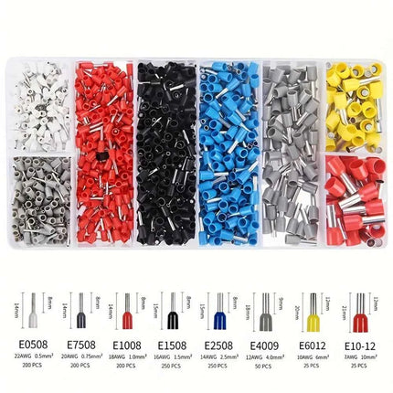 Set di pinze a crimpare PZ0.5-16, pinze a crimpare da 0,5-16 mm² e set per crimpare terminali elettrici, adatto per uso fai-da-te e professionale.