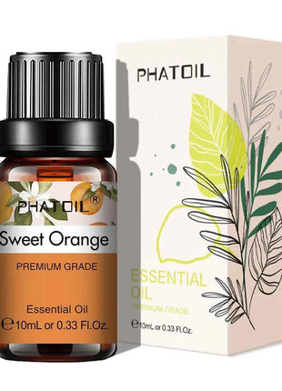 PHATOIL Natural Plant Essential Oil 10ml Eucalyptus Lavender Bergamot Vanilla Peppermint 1PCS Aroma Essential Oils For Diffuser