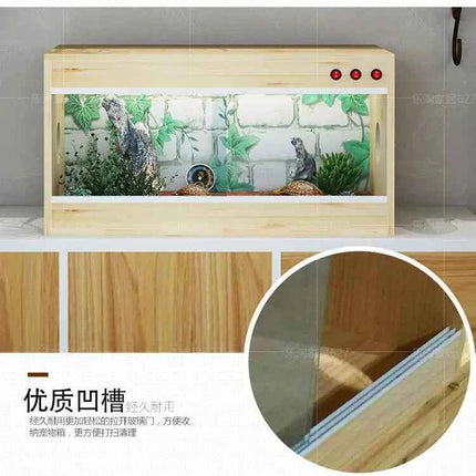 Large Reptile Breeding Box Terrarium Reptile Cages Wood Terrarium