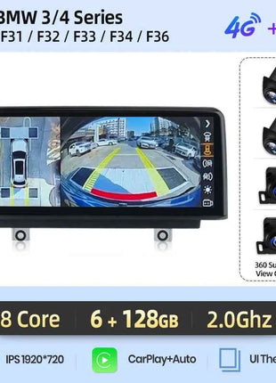 Junsun 1920*720 Wireless Carplay Android Auto Multimedia Car Radio For BMW 1 2 3 4 Series F20 F21 F22 F30 F31 F32 F33 F34 F36
