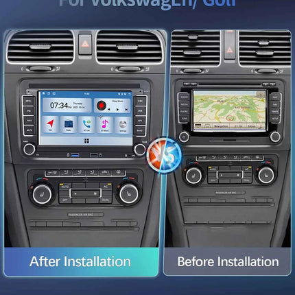 Wireless Carplay Android 14 Auto Radio for Volkswagen VW Passat B6 B7 CC T5 Tiguan Touran POLO GOLF 56 Multimedia GPS NaviScreen