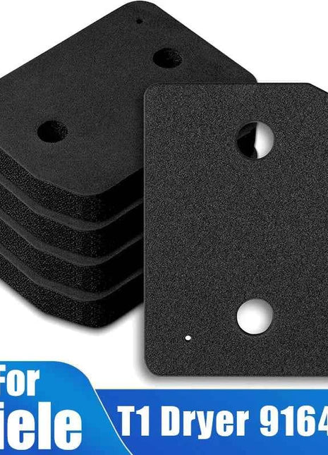 Sostituzione del filtro zoccolo da 5 pezzi per asciugatrice Miele T1 - 9164761 Asciugatrice con pompa di calore, sostituzione del filtro in schiuma lanuginosa con punta