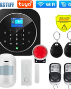 DIY Alarm Sensor G2BT W7B W9B W3B for Home Security Anti-theft 433MHz WiFi GSM Wireless Alarm System Tuya App Control Smart House