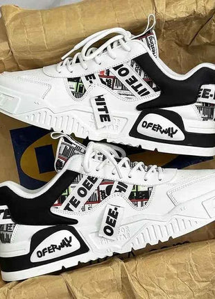 Scarpe da ginnastica in pelle moda casual Nuove scarpe da skateboard da uomo Scarpe da corsa sportive da esterno Escursionismo Piattaforma da tennis Calzature di lusso