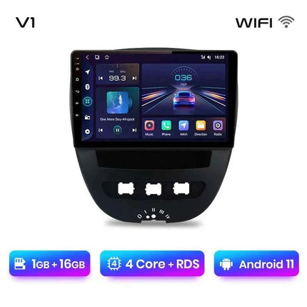 Junsun V1 Plus For Peugeot 107 Toyota Aygo Citroen C1 2005 - 2014 Car Radio wireless CarPlay Android Auto No 2 din 2din DVD