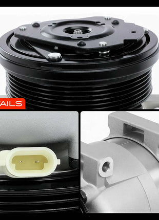 Compressore climatizzatore Frankberg 1x per Chevrolet Cruze J300 Epica KL1 2.0L 2.5L 2005-2016 95905493 95954659 96409087 96992814