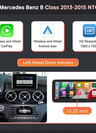 1920*720 Touch Screen Car Multimedia Display For Benz A B CLA GLA W176 W463 W246 2013-2015 NTG4.5 Wireless Carplay Android Auto
