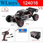 Wltoys New 124017-V8 1/12 2.4G Racing RC Cars 4WD Brushless Motor 75Km/H High Speed Remote Control Off-road Drift Toys For Aduit