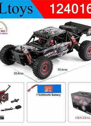 Wltoys New 124017-V8 1/12 2.4G Racing RC Cars 4WD Brushless Motor 75Km/H High Speed Remote Control Off-road Drift Toys For Aduit