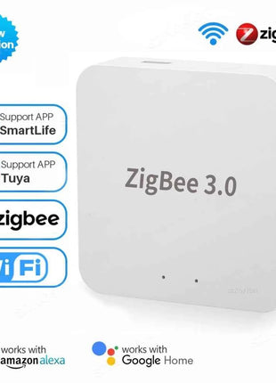 Tuya Zigbee 3.0 Gateway Hub Smart Home Wireless Bridge Smart Life APP Remote Control Automation Device Works with Alexa Google