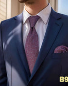 Set Cravatta e Fazzoletto Uomo Colorato 160cm - Accessori Matrimonio