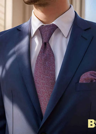 Set Cravatta e Fazzoletto Uomo Colorato 160cm - Accessori Matrimonio
