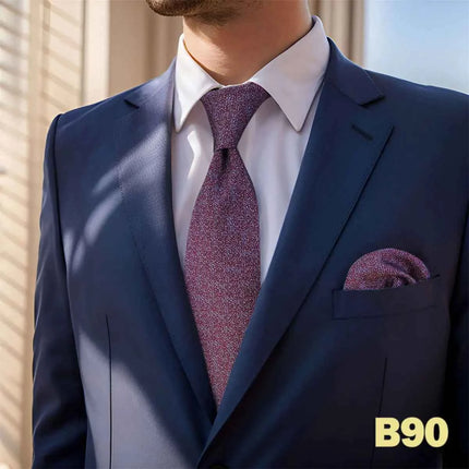 Set Cravatta e Fazzoletto Uomo Colorato 160cm - Accessori Matrimonio