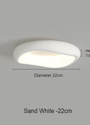 Plafoniere moderne a LED per balcone Stile crema Camera da letto per bambini Lampada da sala studio Decorazioni per la casa Cucina Illuminazione Corridoio Corridoio Luce
