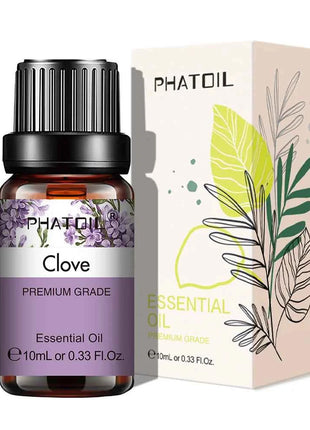 PHATOIL Natural Plant Essential Oil 10ml Eucalyptus Lavender Bergamot Vanilla Peppermint 1PCS Aroma Essential Oils For Diffuser