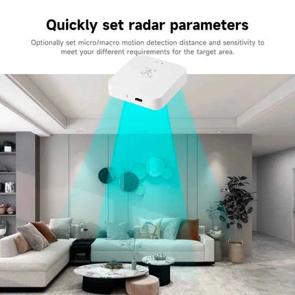 Tuya Zigbee WiFi Human Presence Sensor 24G MmWave Radar Detector APP Control For Smart Home Security Protector