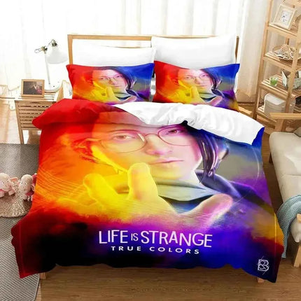 Game Life Is Strange Before The Storm Bedding Set,Duvet Cover Set,King Queen Twin Size Quilt Cover Set for Boys Girls Adult