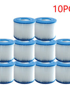 1-10 Pack Swimming Pool Replacement Filter suitable for Bestway Flowclear Size VI Lay-Z-Spa Filter Cartridge - Miami Vegas Palm Springs