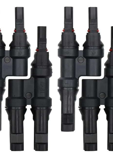 1/2 paia di connettori solari fotovoltaici maschio e femmina di alta qualità IP67 da 2 a 1 T per sistema di kit solari fai da te MC2.5 4 MC6