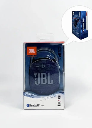 Altoparlante Bluetooth JBL CLIP 4, suono JBL Signature, impermeabile IP67, 10 ore di riproduzione, design compatto, moschettone, protezione cavo, cavo da 0,3 m