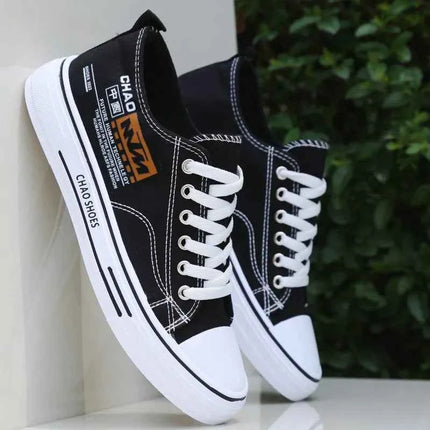 Scarpe da uomo in tela traspirante, offerta imperdibile della stagione, nuove, estive, di tendenza, casual, sportive, per studenti, con fondo piatto e punta tonda.