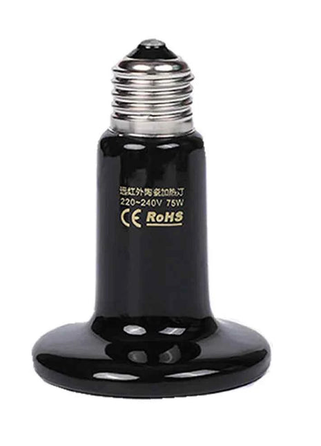 25W 50W 75W 100W 150W 200W Far Infrared Pet Heating Lamp Ceramic 110V 220V Reptile Turtle Brooder Bulb Heat Emitter Light Bulb
