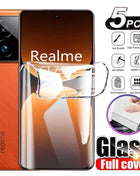 5PCS Hydrogel Film For Realme GT 7 Pro 6T ENO 6 5 SE 3T Neo 3 2 Screen Protector For Realme C63 C67 C55 C53 C51 C30 C25 C20 Film