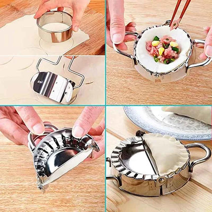 Ravioli Maker Stainless Steel Dumpling Mold Dumpling Wrapper Mold Dough Press Cutter Empanada Press Pie Ravioli Press